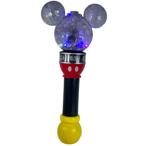 Disney Mickey Mouse Retro Film Strip LED Bubble Wand - Colorful Light Show - Gen
